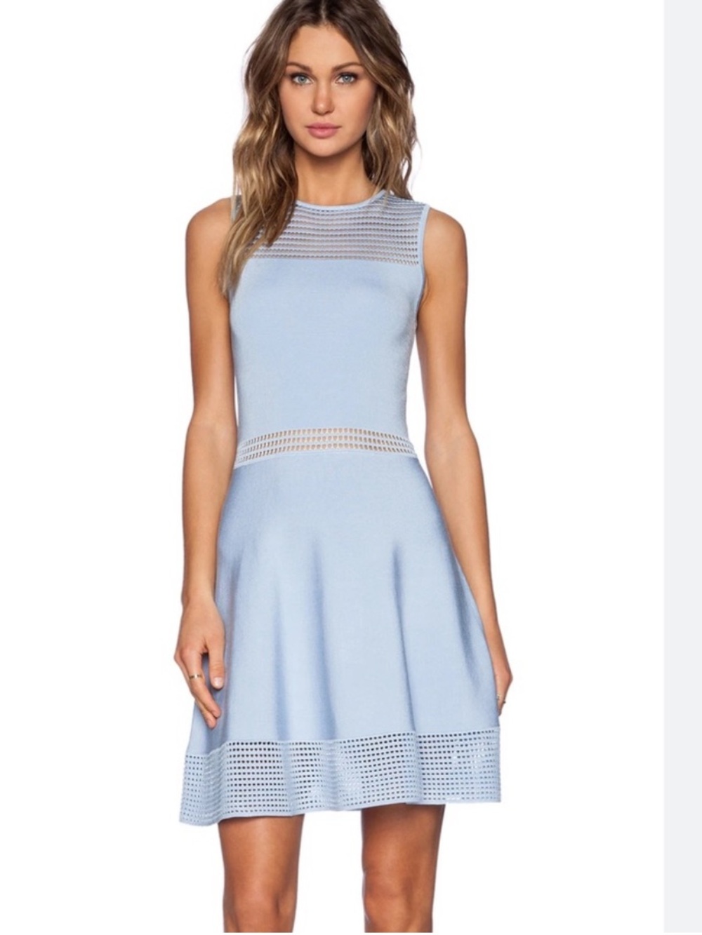 Ronny Kobo Mabel dress in sky blue medium
